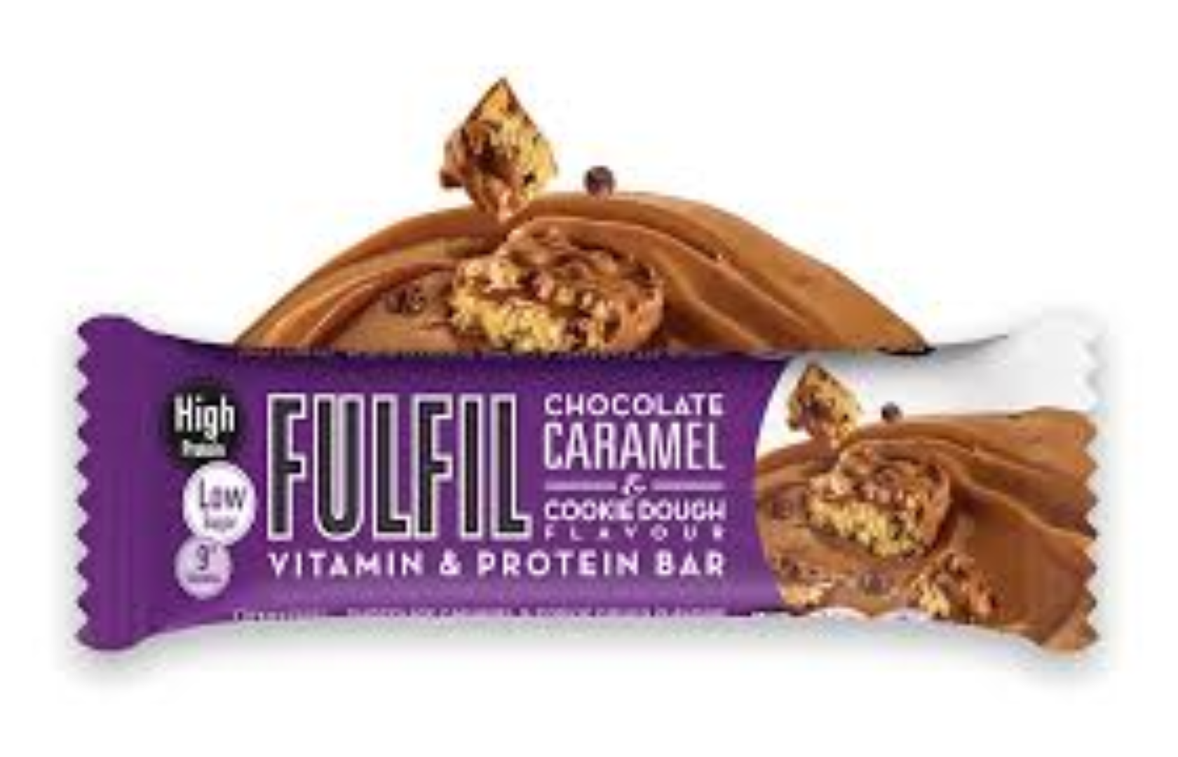 FULFIL CHOC CARAMEL COOKIE BAR 55G